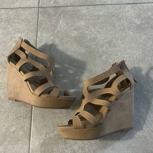 Tan wedges